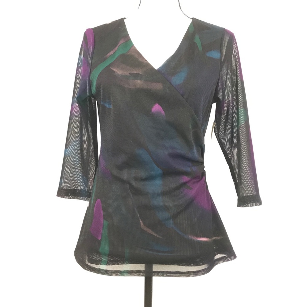 NWT Coldwater Creek mesh Top